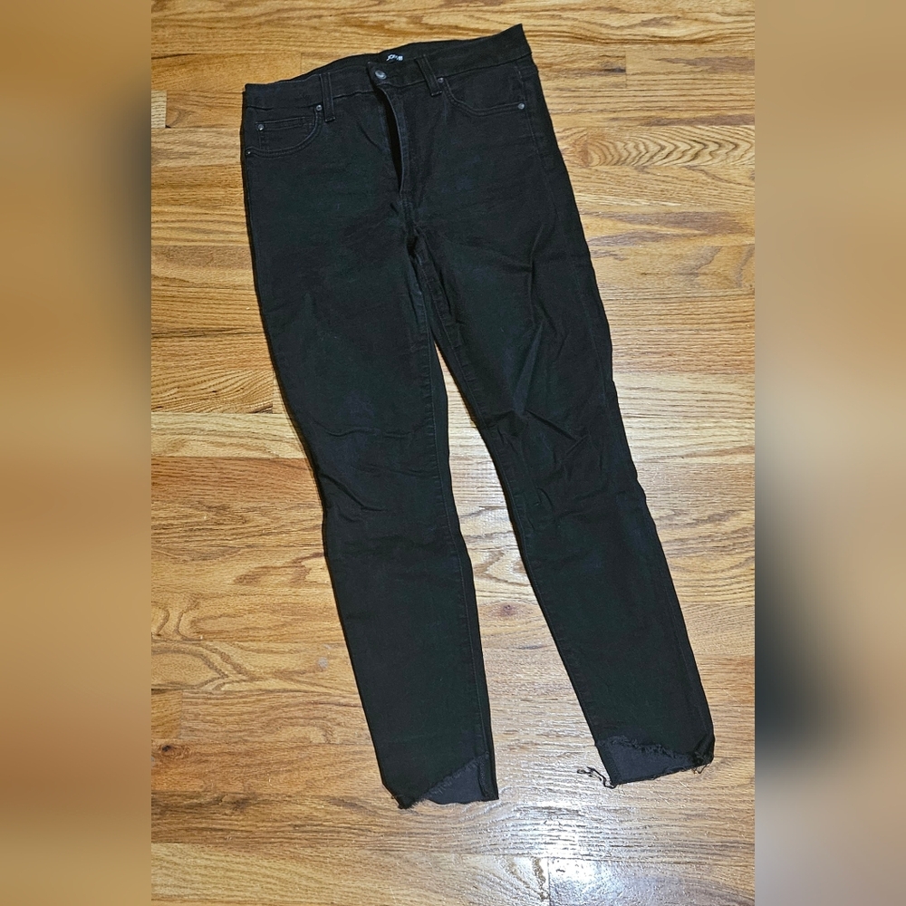 Joe's Flawless High Rise Skinny Ankle Black Sz 30